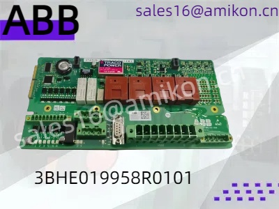ABB 3BHE019958R0101: คณะกรรมการควบคุมที่จำเป็นสำหรับระบบอัตโนมัติทางอุตสาหกรรม