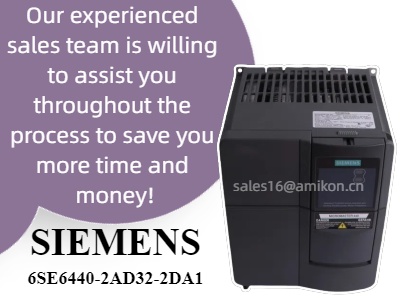 Siemens 6SE6440-2AD32-2DA1: ไดรฟ์ AC ประสิทธิภาพสูงสำหรับการใช้งานที่หลากหลาย