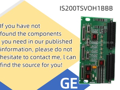 เพิ่มประสิทธิภาพทางอุตสาหกรรมด้วยเซอร์โวเทอร์มินัลบล็อก GE FANUC IS200TSVOH1BBB