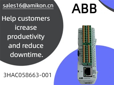 โมดูล I/O ฐานดิจิทัล ABB 3HAC058663-001